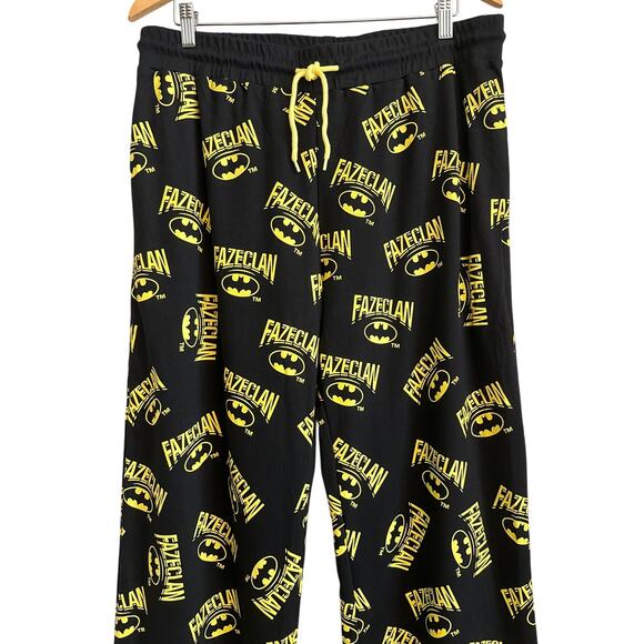 FaZe Clan x Batman Lounge Pants NWOT | Rare‎ Collab | Size L - Picture 2 of 6